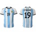 Günstige Argentinien Nicolas Otamendi #19 Heim Fussballtrikot WM 2022 Kurzarm